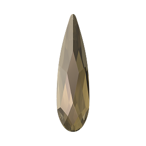 STAR BRIGHT 2304 Raindrop Flatback Rhinestones 14x3.9mm Crystal Bronze